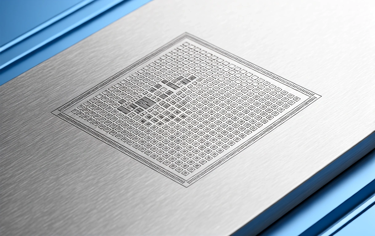 Data Matrix precision etching